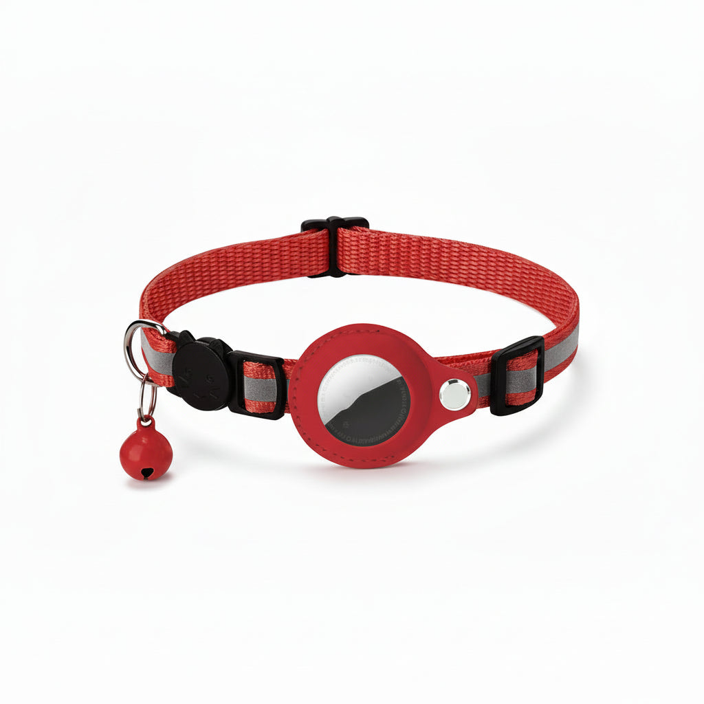 PAWRAX™ SafeTrack – Reflective AirTag Collar for Dogs & Cats